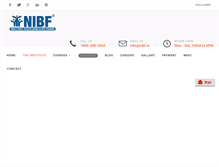 Tablet Screenshot of nibf.in